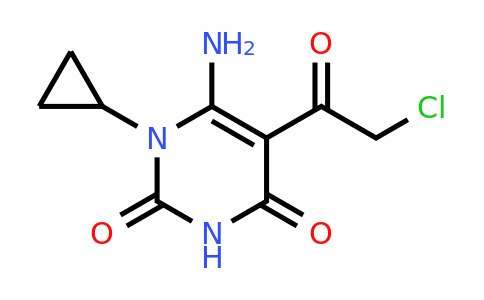 CAS 874754-20-8 | 6-Amino-5-(2-chloroacetyl)-1-cyclopropylpyrimidine-2,4(1H,3H)-dione