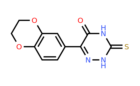 CAS 874754-24-2 | 6-(2,3-dihydro-1,4-benzodioxin-6-yl)-3-sulfanylidene-2,3,4,5-tetrahydro-1,2,4-triazin-5-one
