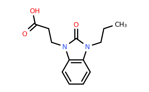 CAS 874754-26-4 | 3-(2-oxo-3-propyl-2,3-dihydro-1H-1,3-benzodiazol-1-yl)propanoic acid