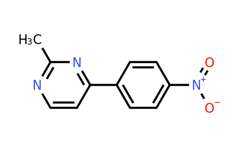 CAS 874773-94-1 | 2-Methyl-4-(4-nitrophenyl)pyrimidine