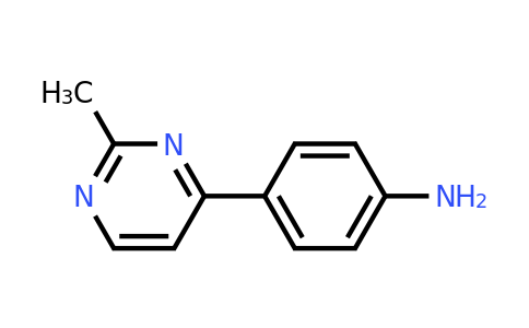 CAS 874774-04-6 | 4-(2-Methylpyrimidin-4-yl)aniline