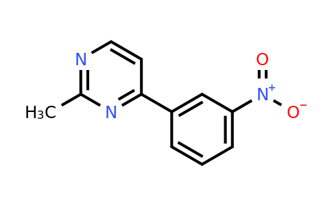 CAS 874774-08-0 | 2-Methyl-4-(3-nitrophenyl)pyrimidine