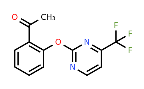 CAS 874782-04-4 | 1-(2-((4-(Trifluoromethyl)pyrimidin-2-yl)oxy)phenyl)ethanone