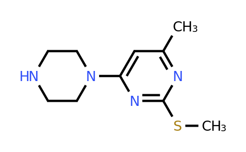 CAS 874782-16-8 | 4-Methyl-2-(methylthio)-6-piperazin-1-ylpyrimidine