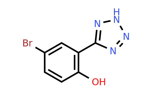 CAS 874815-05-1 | 4-bromo-2-(2H-1,2,3,4-tetrazol-5-yl)phenol