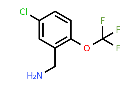 CAS 874821-50-8 | (5-Chloro-2-(trifluoromethoxy)phenyl)methanamine