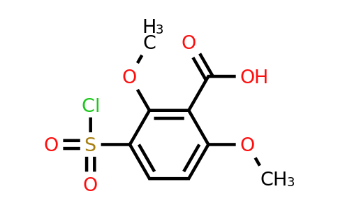 CAS 874841-03-9 | 3-(Chlorosulfonyl)-2,6-dimethoxybenzoic acid