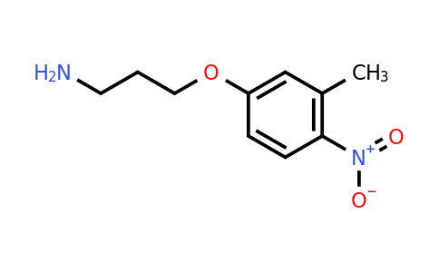 CAS 874889-39-1 | 3-(3-Methyl-4-nitrophenoxy)propan-1-amine