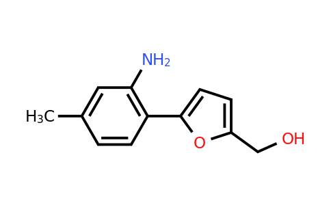 CAS 875001-59-5 | (5-(2-Amino-4-methylphenyl)furan-2-yl)methanol