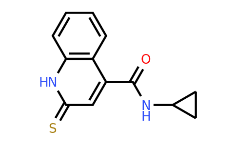 CAS 875160-00-2 | N-Cyclopropyl-2-thioxo-1,2-dihydroquinoline-4-carboxamide