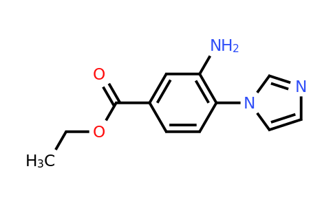 CAS 875160-11-5 | ethyl 3-amino-4-(1H-imidazol-1-yl)benzoate
