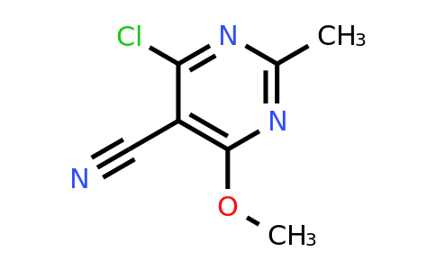CAS 875233-60-6 | 4-Chloro-6-methoxy-2-methylpyrimidine-5-carbonitrile