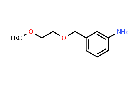 CAS 875238-90-7 | 3-[(2-Methoxyethoxy)methyl]aniline