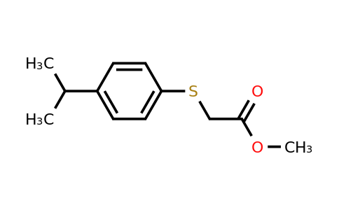 CAS 875256-85-2 | Methyl 2-{[4-(propan-2-yl)phenyl]sulfanyl}acetate