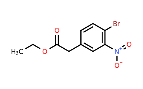 CAS 875258-18-7 | Ethyl 2-(4-bromo-3-nitrophenyl)acetate