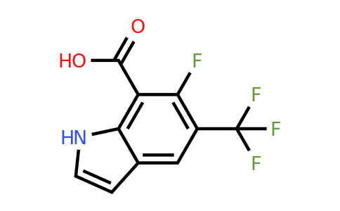 CAS 875306-73-3 | 6-fluoro-5-(trifluoromethyl)-1H-indole-7-carboxylic acid