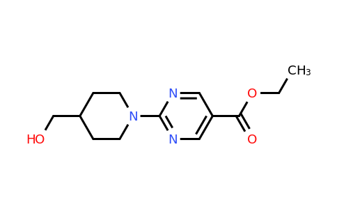 CAS 875318-46-0 | Ethyl 2-(4-(hydroxymethyl)piperidin-1-yl)pyrimidine-5-carboxylate
