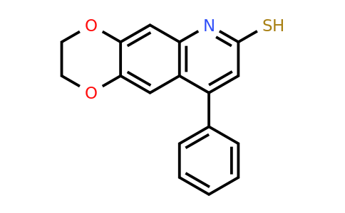CAS 875419-53-7 | 9-phenyl-2H,3H-[1,4]dioxino[2,3-g]quinoline-7-thiol
