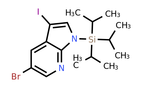 CAS 875639-49-9 | 5-Bromo-3-iodo-1-triisopropylsilanyl-1H-pyrrolo[2,3-B]pyridine