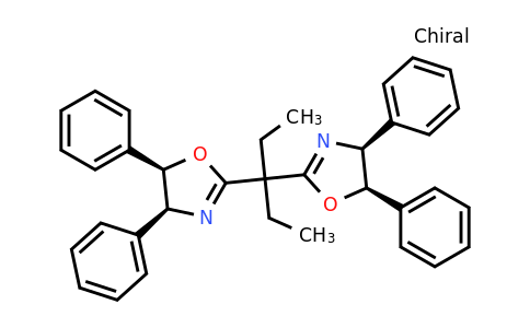 CAS 875640-20-3 | (4S,4'S,5R,5'R)-2,2'-(Pentane-3,3-diyl)bis(4,5-diphenyl-4,5-dihydrooxazole)