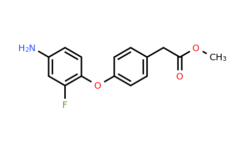CAS 875702-44-6 | Methyl 2-(4-(4-amino-2-fluorophenoxy)phenyl)acetate