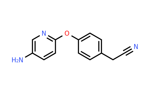 CAS 875703-46-1 | 2-{4-[(5-aminopyridin-2-yl)oxy]phenyl}acetonitrile