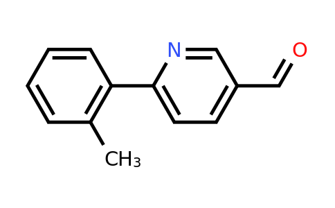 CAS 875777-37-0 | 6-(2-Methylphenyl)pyridine-3-carbaldehyde