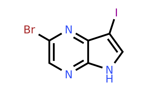 CAS 875781-44-5 | 2-bromo-7-iodo-5H-pyrrolo[2,3-b]pyrazine
