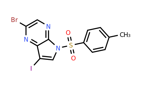 CAS 875781-45-6 | 2-Bromo-7-iodo-5-tosyl-5H-pyrrolo[2,3-B]pyrazine