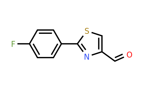 CAS 875858-80-3 | 2-(4-Fluoro-phenyl)-thiazole-4-carbaldehyde