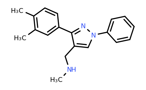 CAS 875858-82-5 | {[3-(3,4-dimethylphenyl)-1-phenyl-1H-pyrazol-4-yl]methyl}(methyl)amine