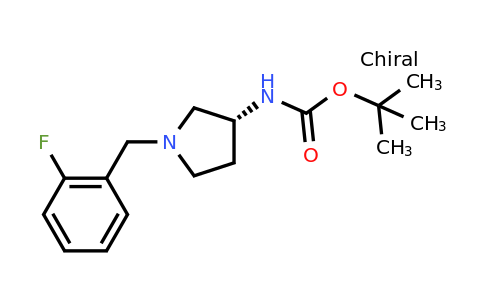 CAS 876162-21-9 | (R)-tert-Butyl (1-(2-fluorobenzyl)pyrrolidin-3-yl)carbamate