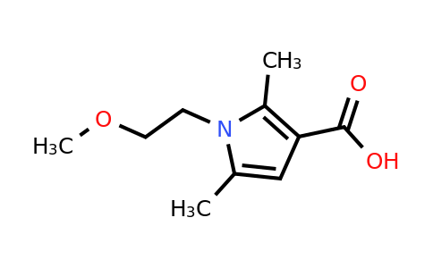 CAS 876294-73-4 | 1-(2-Methoxyethyl)-2,5-dimethyl-1H-pyrrole-3-carboxylic acid
