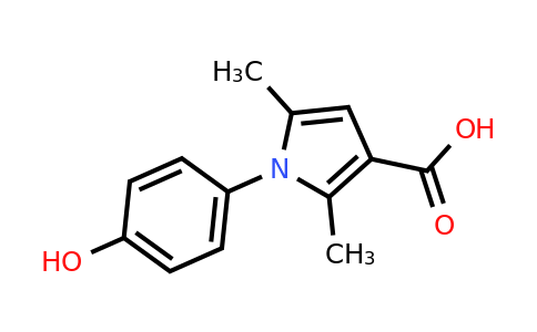 CAS 876294-76-7 | 1-(4-Hydroxyphenyl)-2,5-dimethyl-1H-pyrrole-3-carboxylic acid