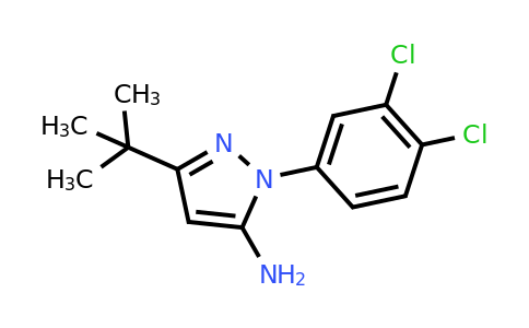 CAS 876299-38-6 | 5-tert-Butyl-2-(3,4-dichloro-phenyl)-2H-pyrazol-3-ylamine