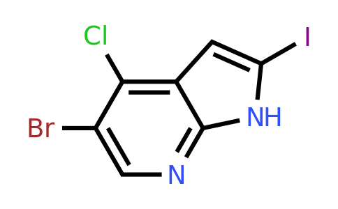 CAS 876343-87-2 | 5-bromo-4-chloro-2-iodo-1H-pyrrolo[2,3-b]pyridine