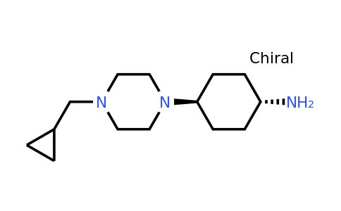 CAS 876461-31-3 | trans-4-[4-(cyclopropylmethyl)piperazin-1-yl]cyclohexanamine