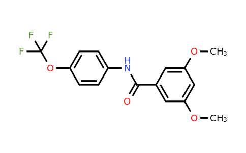 CAS 876535-43-2 | 3,5-Dimethoxy-N-(4-(trifluoromethoxy)phenyl)benzamide