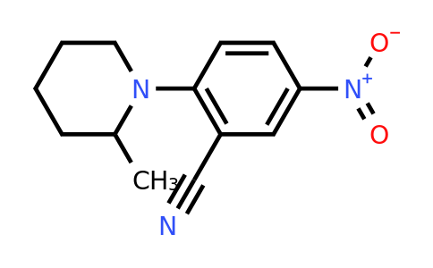 CAS 876549-49-4 | 2-(2-Methylpiperidin-1-yl)-5-nitrobenzonitrile