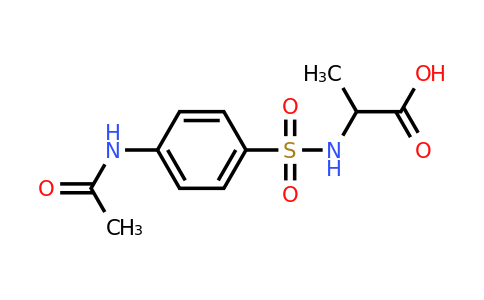 CAS 87661-70-9 | 2-(4-acetamidobenzenesulfonamido)propanoic acid