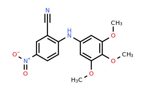 CAS 876687-21-7 | 5-Nitro-2-((3,4,5-trimethoxyphenyl)amino)benzonitrile