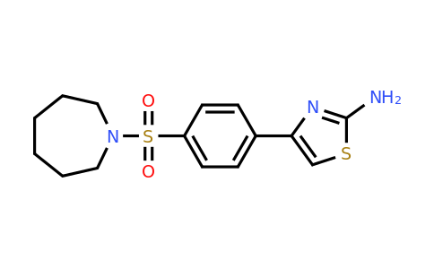 CAS 876706-39-7 | 4-[4-(Azepane-1-sulfonyl)phenyl]-1,3-thiazol-2-amine