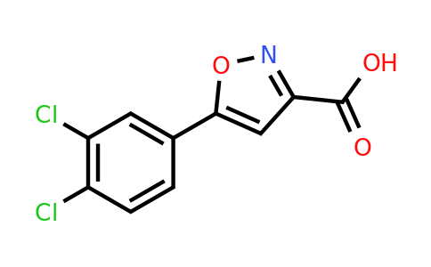 CAS 876710-49-5 | 5-(3,4-Dichlorophenyl)isoxazole-3-carboxylic acid