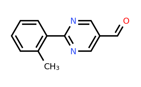 CAS 876710-73-5 | 2-(o-Tolyl)pyrimidine-5-carbaldehyde