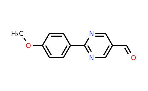 CAS 876710-82-6 | 2-(4-Methoxyphenyl)pyrimidine-5-carbaldehyde