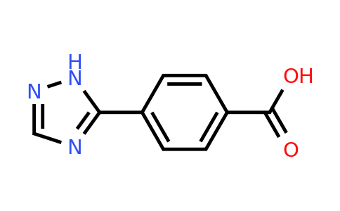 CAS 876715-40-1 | 4-(1H-1,2,4-triazol-5-yl)benzoic acid