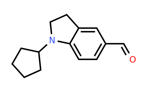 CAS 876716-80-2 | 1-Cyclopentylindoline-5-carbaldehyde