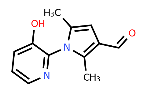 CAS 876717-25-8 | 1-(3-Hydroxypyridin-2-yl)-2,5-dimethyl-1H-pyrrole-3-carbaldehyde