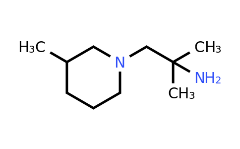 CAS 876717-38-3 | 2-Methyl-1-(3-methylpiperidin-1-yl)propan-2-amine
