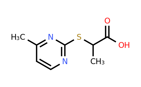 CAS 876717-59-8 | 2-((4-Methylpyrimidin-2-yl)thio)propanoic acid